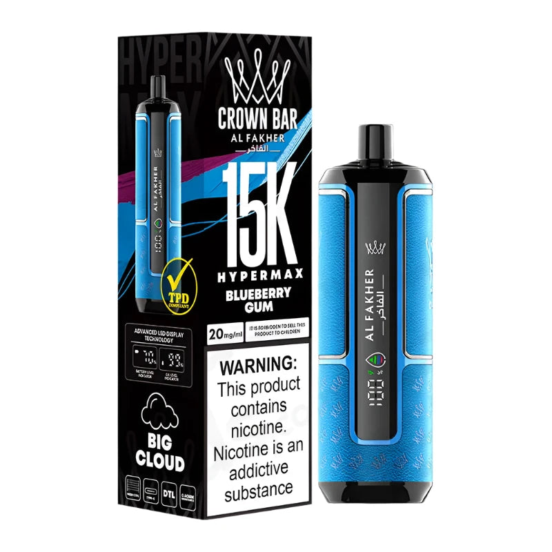 Al Fakher Crown Bar 15K Hypermax Disposable Vape
