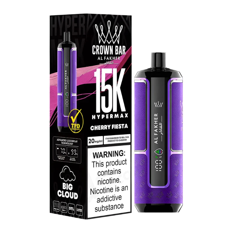 Al Fakher Crown Bar 15K Hypermax Disposable Vape