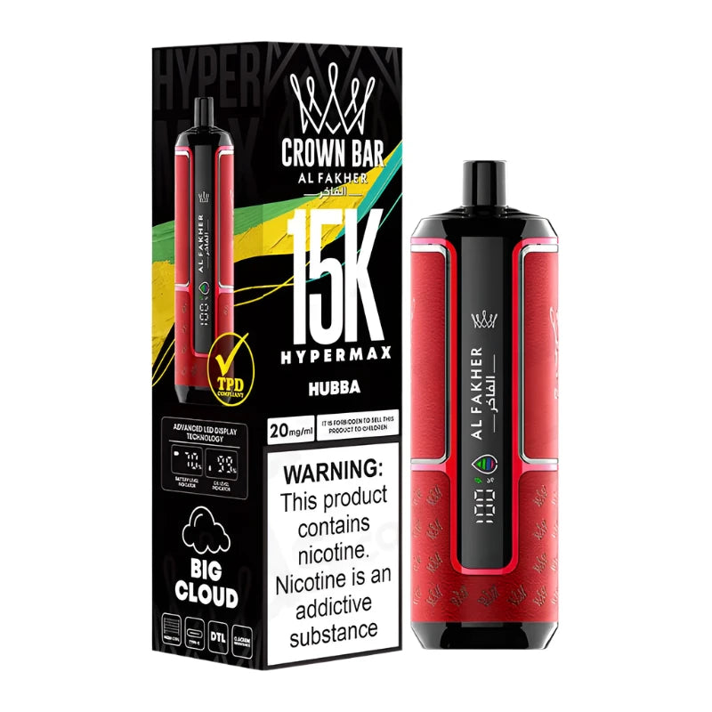 Al Fakher Crown Bar 15K Hypermax Disposable Vape