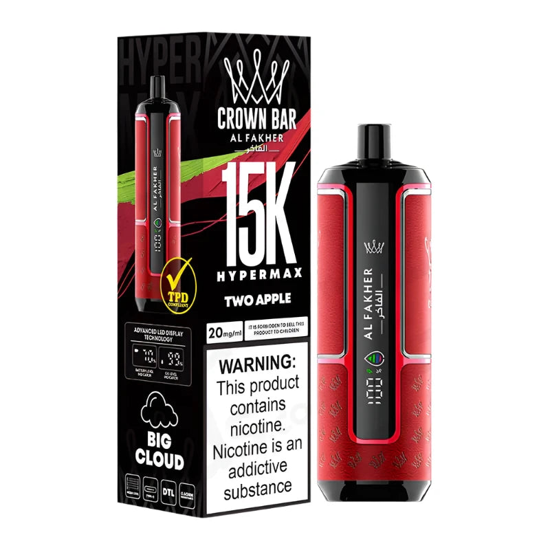 Al Fakher Crown Bar 15K Hypermax Disposable Vape