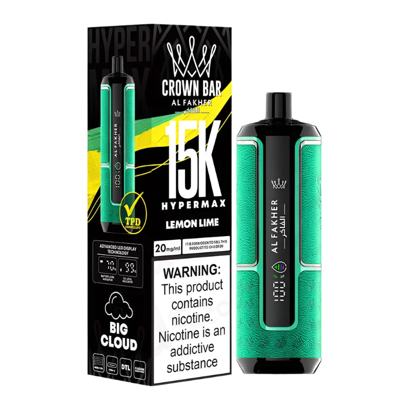 Al Fakher Crown Bar 15K Hypermax Disposable Vape