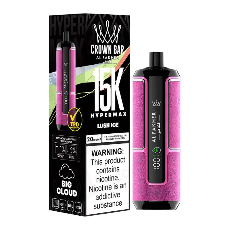 Al Fakher Crown Bar 15K Hypermax Disposable Vape