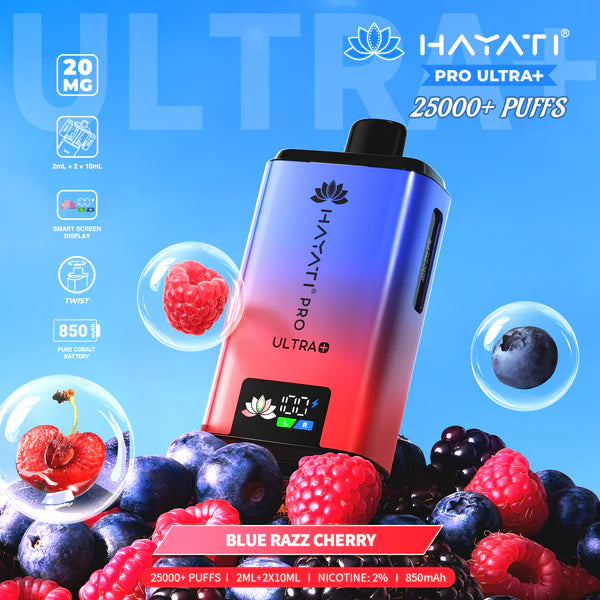 Hayati Pro Ultra+ 25000 Puffs Disposable Vape (Box of 5)