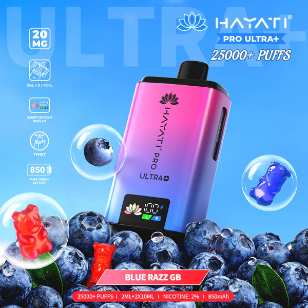 Hayati Pro Ultra+ 25000 Puffs Disposable Vape (Box of 5)