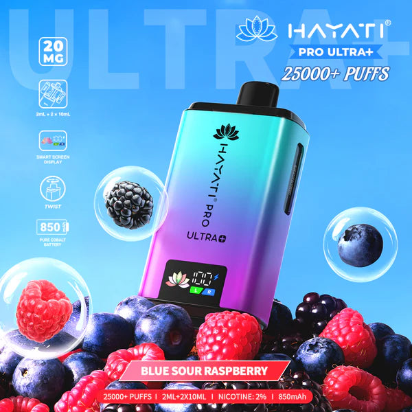 Hayati Pro Ultra+ 25000 Puffs Disposable Vape (Box of 5)