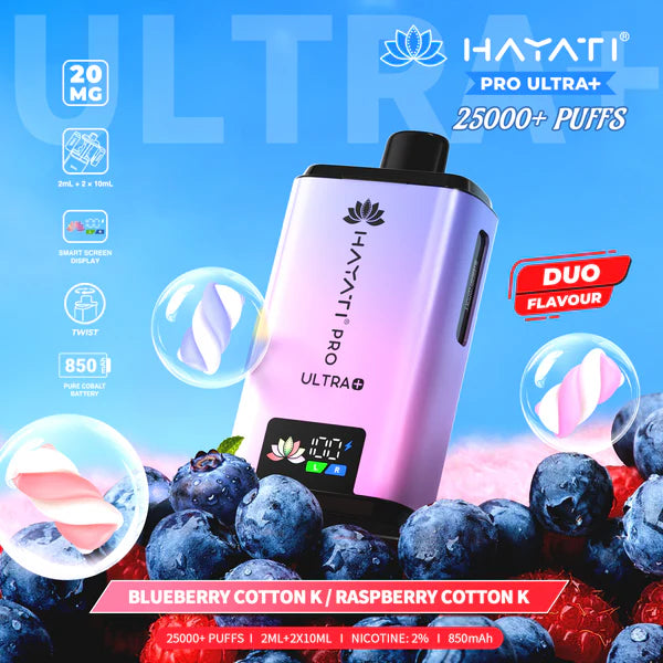 Hayati Pro Ultra+ 25000 Puffs Disposable Vape (Box of 5)