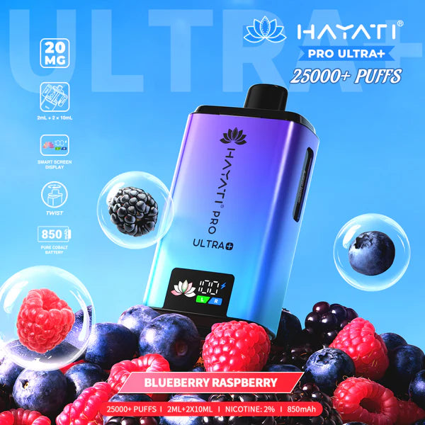 Hayati Pro Ultra+ 25000 Puffs Disposable Vape (Box of 5)