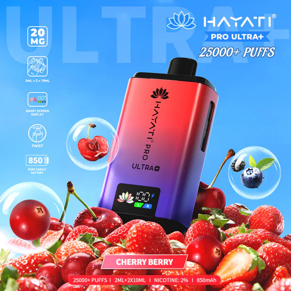 Hayati Pro Ultra+ 25000 Puffs Disposable Vape (Box of 5)
