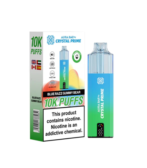 Crystal Prime 10000 Puffs Disposable Vape UK | Rapid Vapes