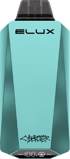 ELUX Cyberover 15000 puffs disposable vapes in cyan color.