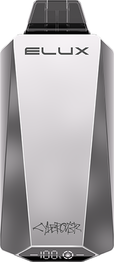 ELUX Cyberover 15000 puffs disposable vape in silver color.