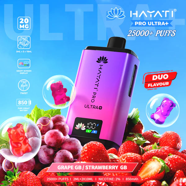 Hayati Pro Ultra+ 25000 Puffs Disposable Vape (Box of 5)