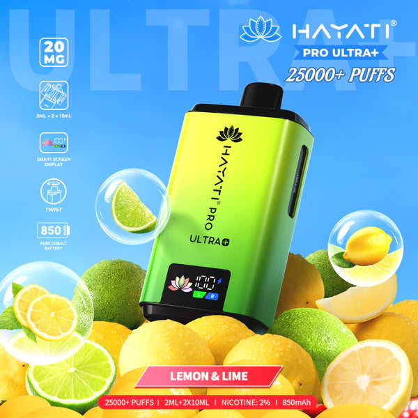 Hayati Pro Ultra+ 25000 Puffs Disposable Vape (Box of 5)