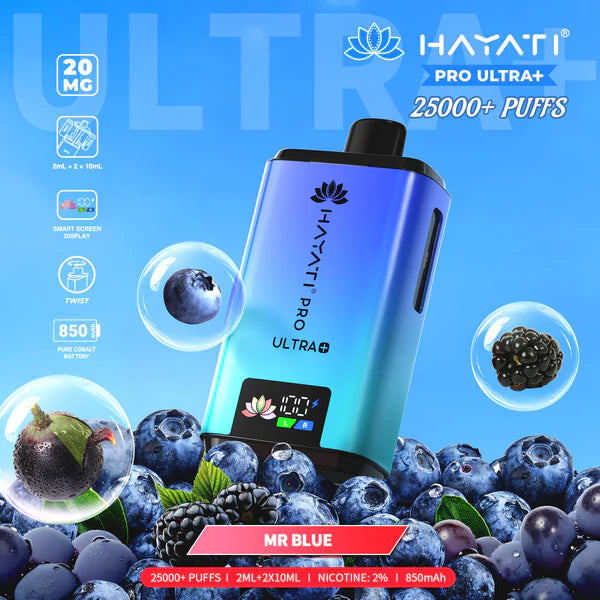 Hayati Pro Ultra+ 25000 Puffs Disposable Vape (Box of 5)