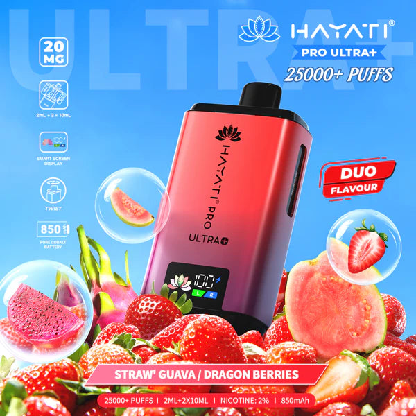 Hayati Pro Ultra+ 25000 Puffs Disposable Vape (Box of 5)