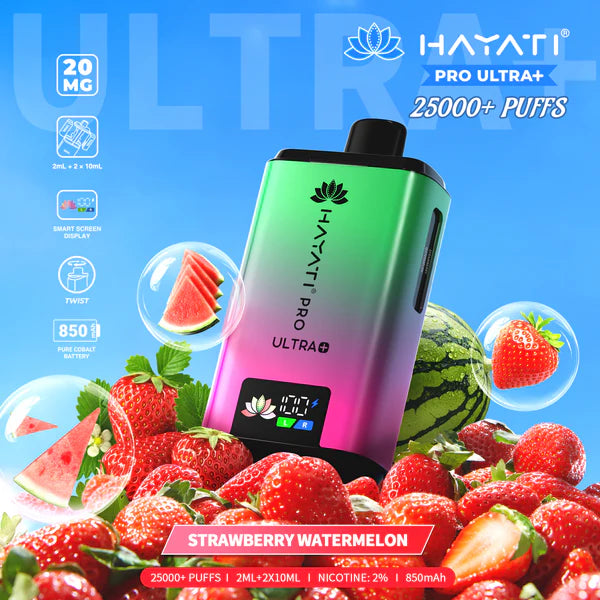 Hayati Pro Ultra+ 25000 Puffs Disposable Vape (Box of 5)