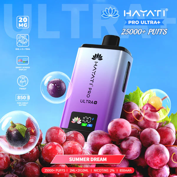 Hayati Pro Ultra+ 25000 Puffs Disposable Vape (Box of 5)