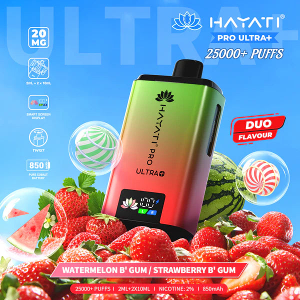 Hayati Pro Ultra+ 25000 Puffs Disposable Vape (Box of 5)