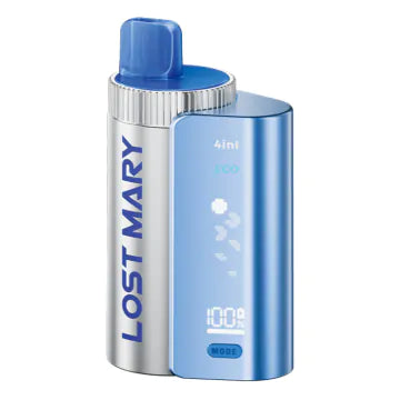 Lost Mary 4-in-1 Prefilled Kit with Blue colour and having Blueberry Sour Raspberry flavours.