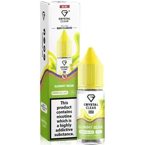 Crystal Clear Nic Salts 10ml- Pack of 10