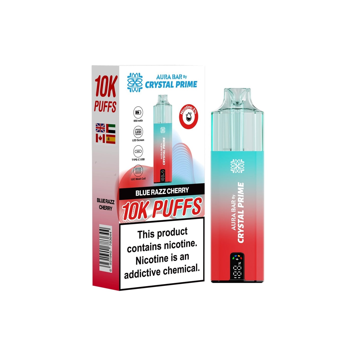 Crystal Prime 10000 Puffs Disposable Vape