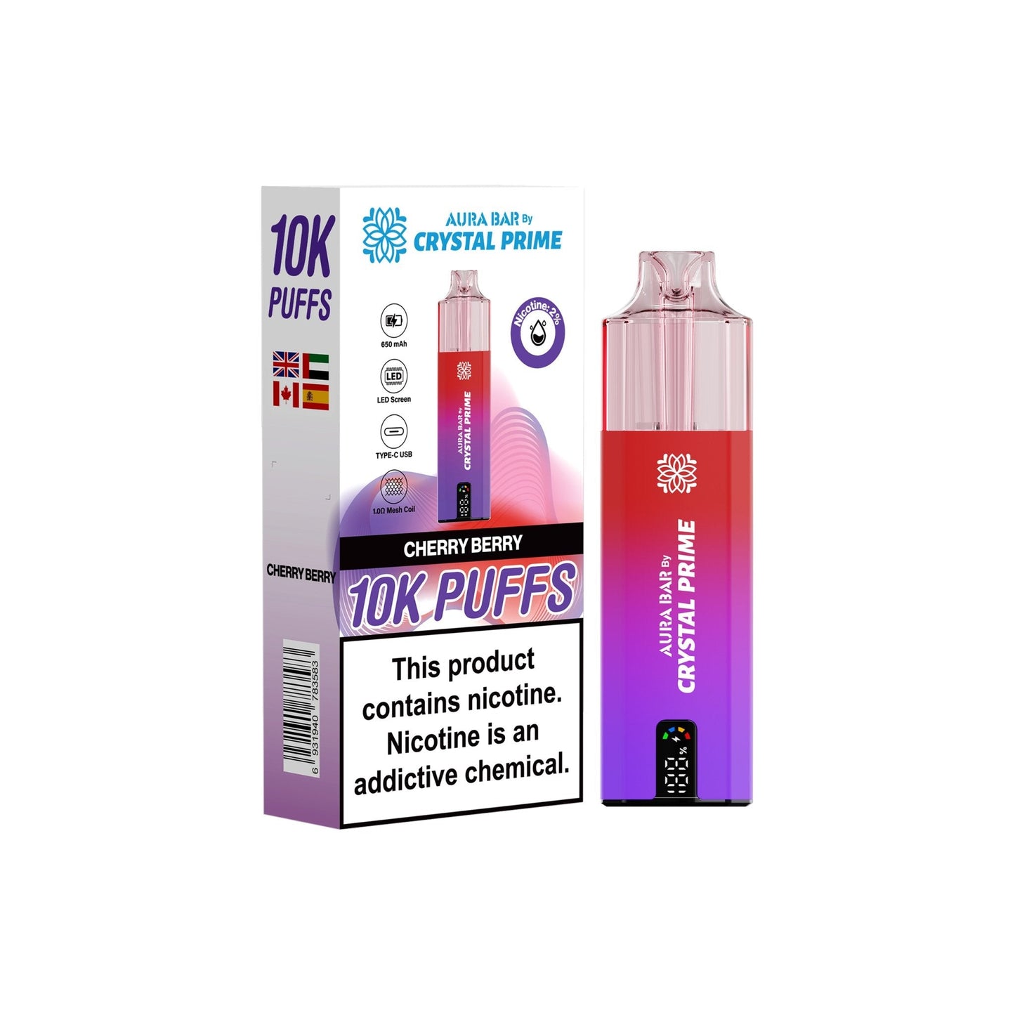 Crystal Prime 10000 Puffs Disposable Vape