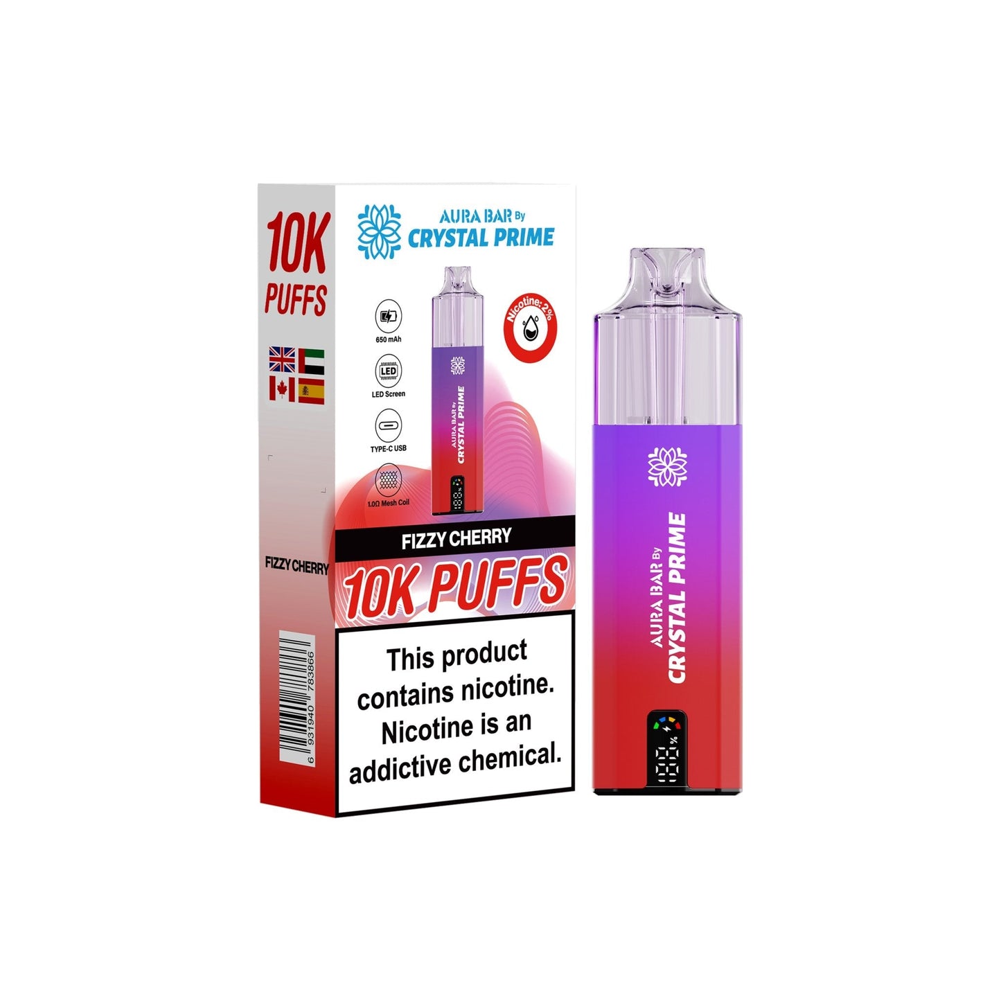 Crystal Prime 10000 Puffs Disposable Vape