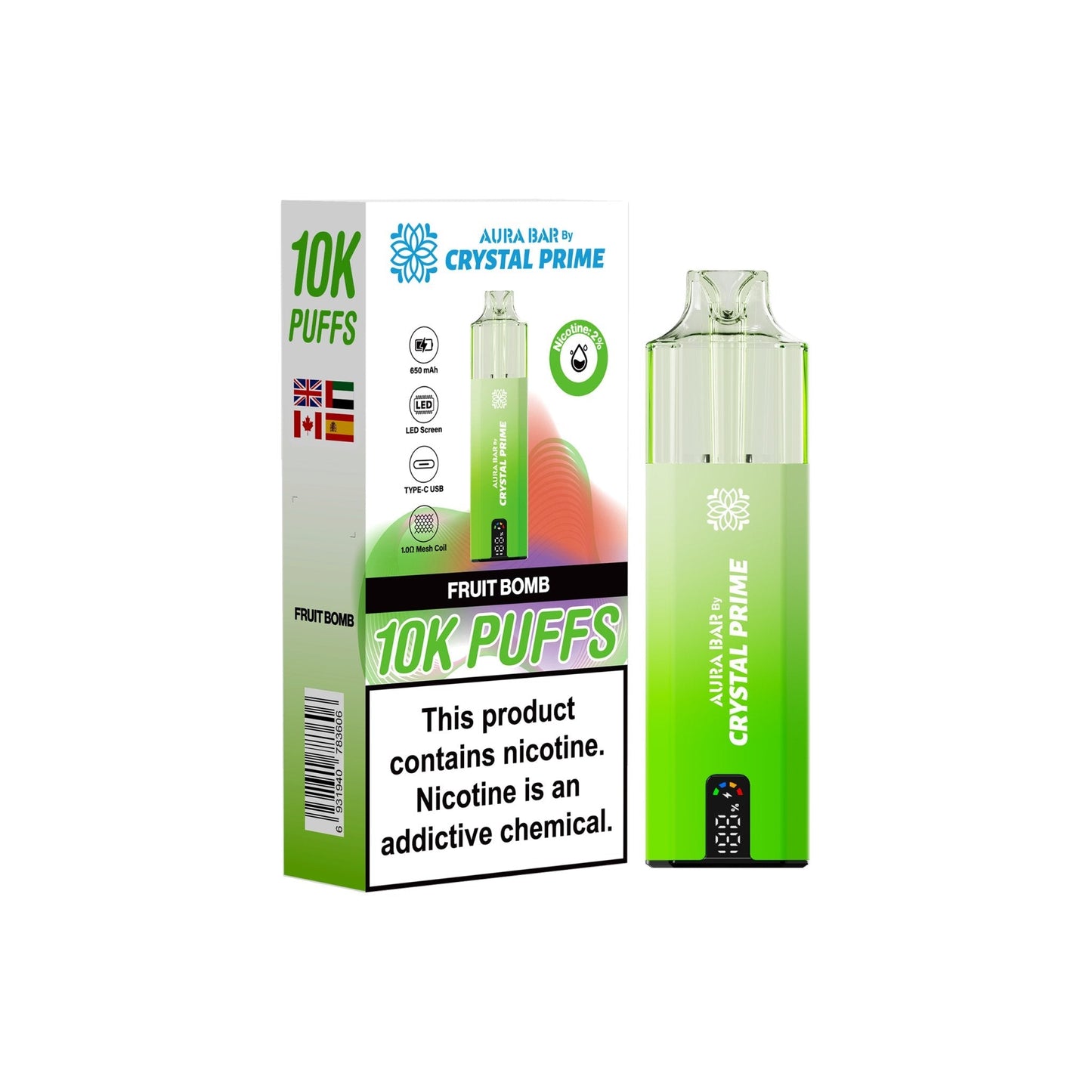 Crystal Prime 10000 Puffs Disposable Vape