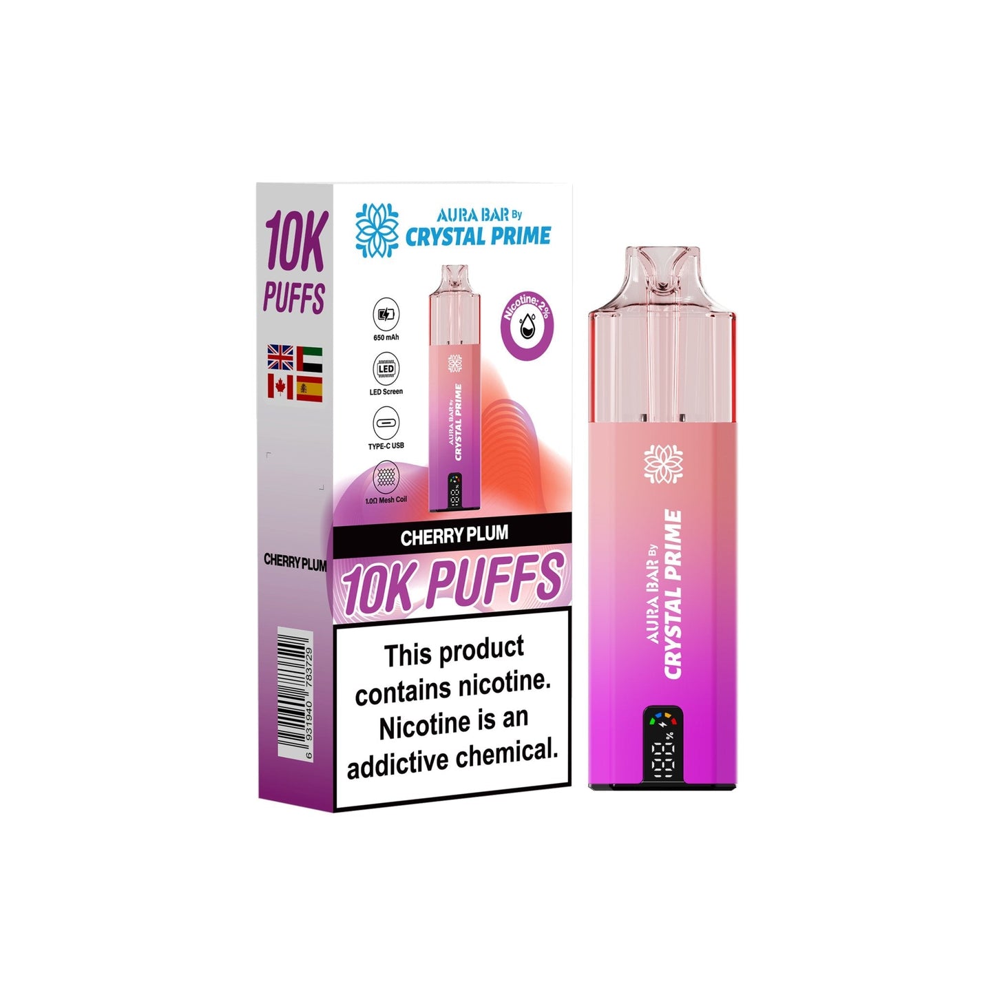 Crystal Prime 10000 Puffs Disposable Vape