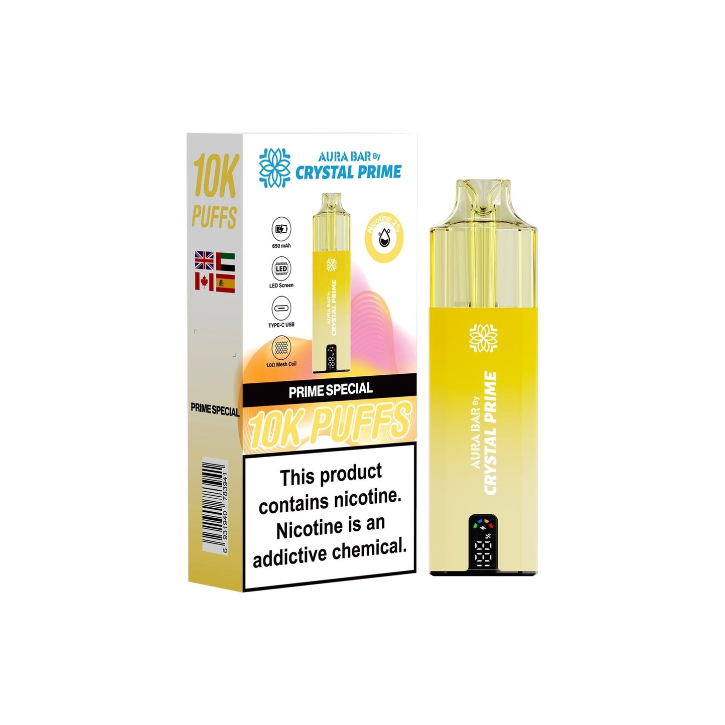 Crystal Prime 10000 Puffs Disposable Vape