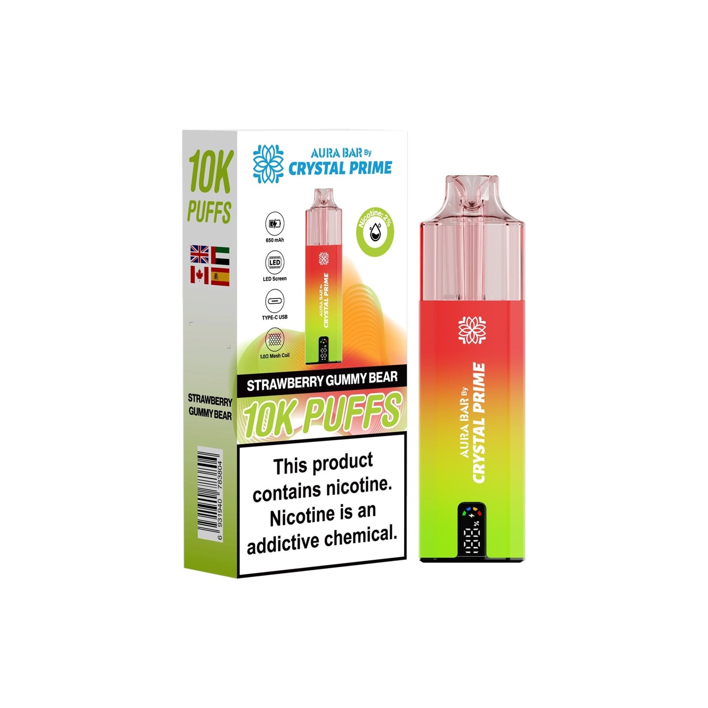 Crystal Prime 10000 Puffs Disposable Vape