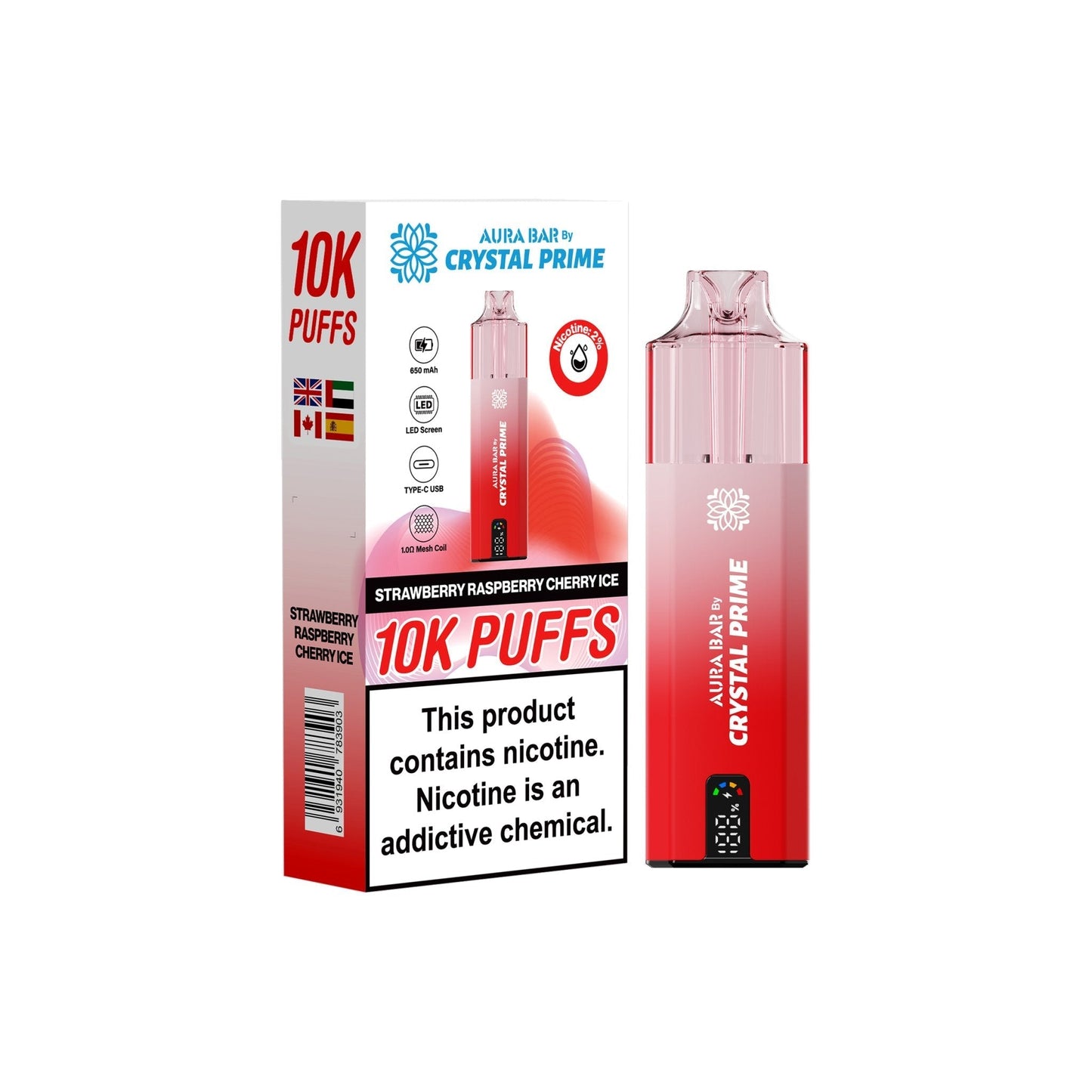 Crystal Prime 10000 Puffs Disposable Vape