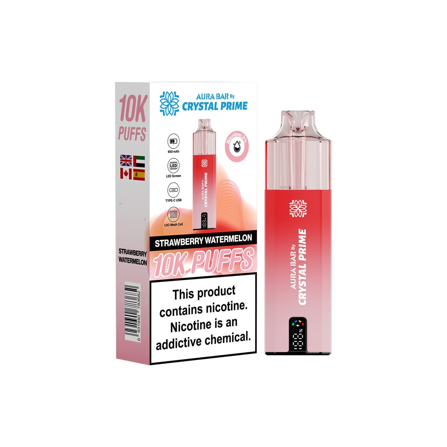 Crystal Prime 10000 Puffs Disposable Vape