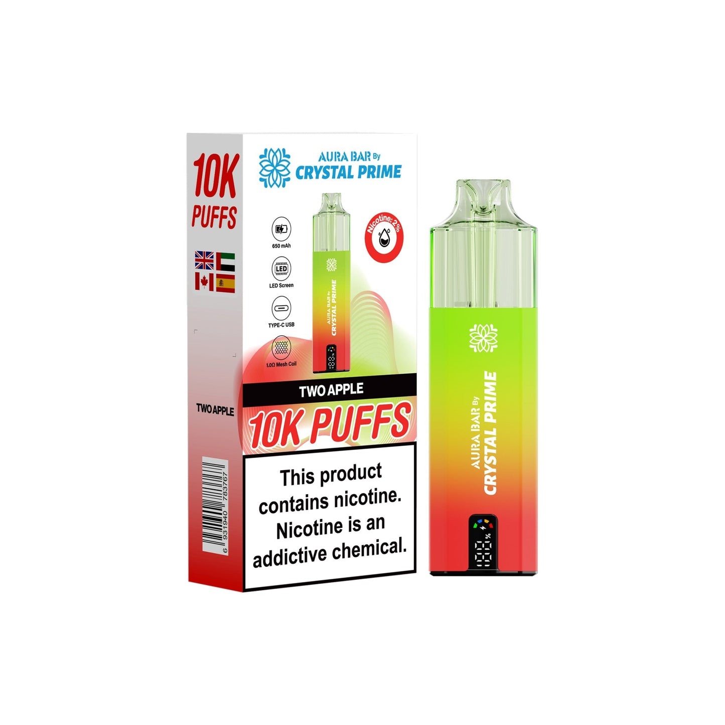 Crystal Prime 10000 Puffs Disposable Vape