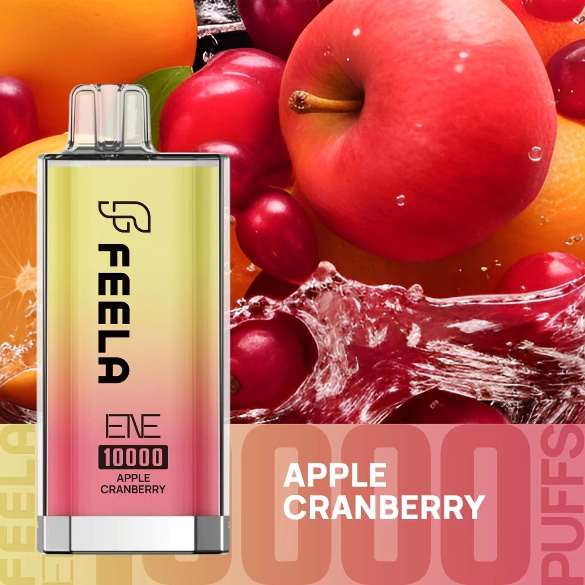 Feela ENE/Elux 10000 Disposable Vape Puff Bar apple cranberry