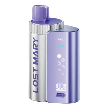 Lost Mary 4-in-1 Prefilled Kit with Purple colour and having Grape flavours.