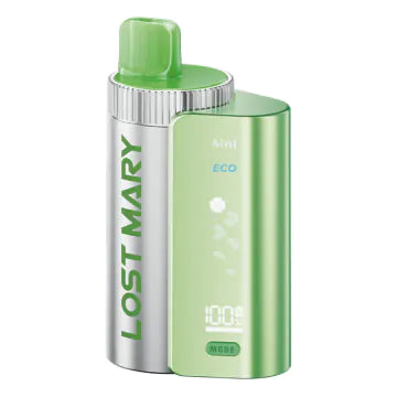 Lost Mary 4-in-1 Prefilled Kit with Purple colour and having Green edition with Double Apple, Lemon Lime, Menthol and Apple Pear flavours.