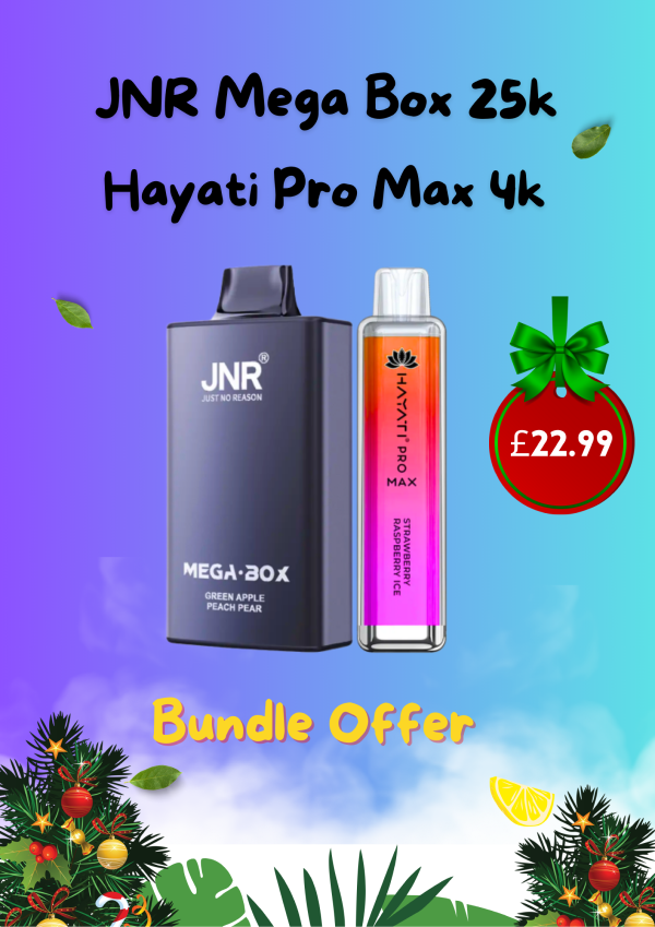 Hayati Pro Max 4k + JNR Mage Box 25k Vape(Any 2 random devices)
