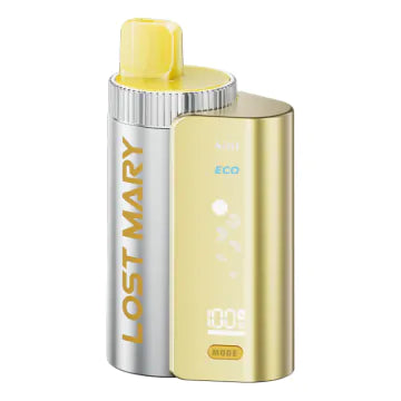 Lost Mary 4-in-1 Prefilled Kit with Yellowcolour and having Pineapple flavour.