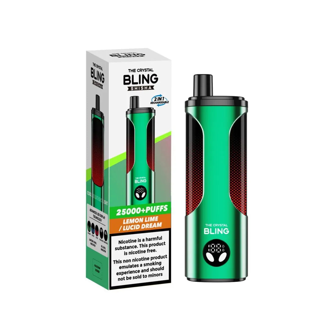 Crystal Bling Shisha 25000 Puffs Vape - Box of 5