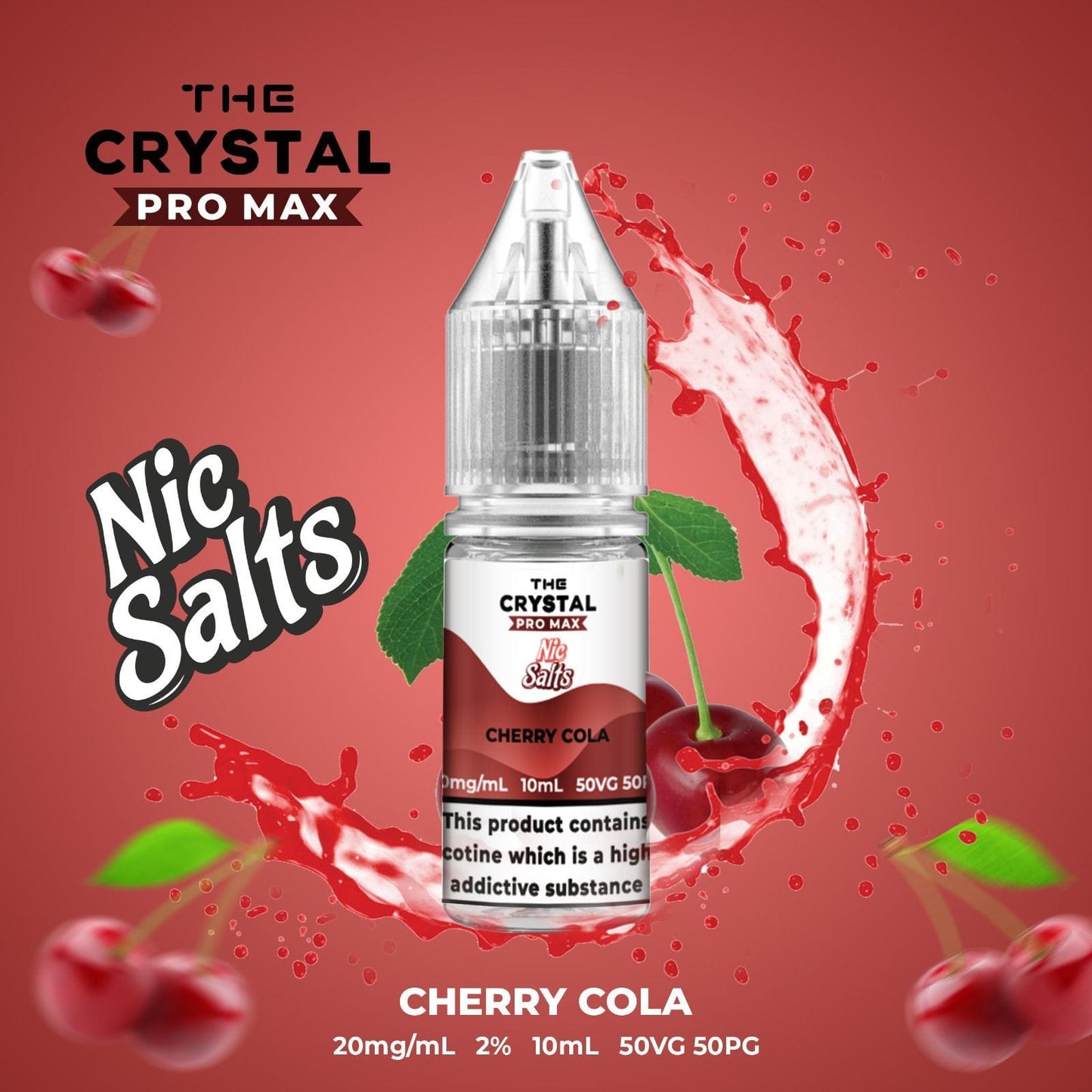 Hayati /The Crystal Pro Max Vape Nic Salts 10ml - Box of 10