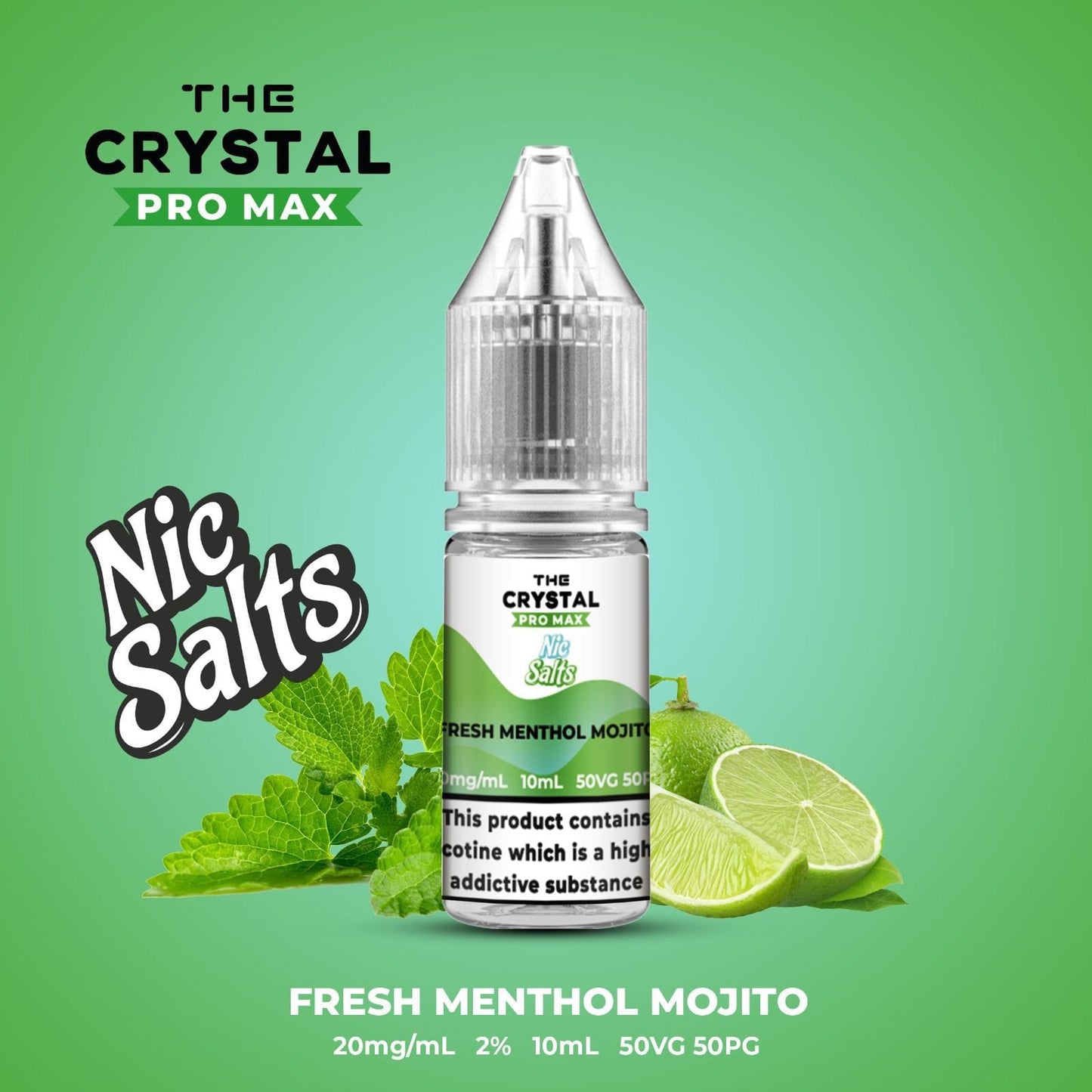 Hayati /The Crystal Pro Max Vape Nic Salts 10ml - Box of 10