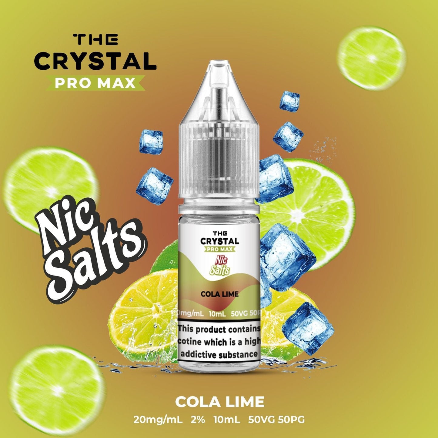 Hayati /The Crystal Pro Max Vape Nic Salts 10ml - Box of 10