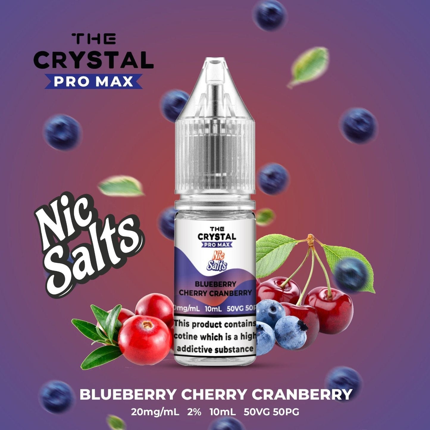 Hayati /The Crystal Pro Max Vape Nic Salts 10ml - Box of 10