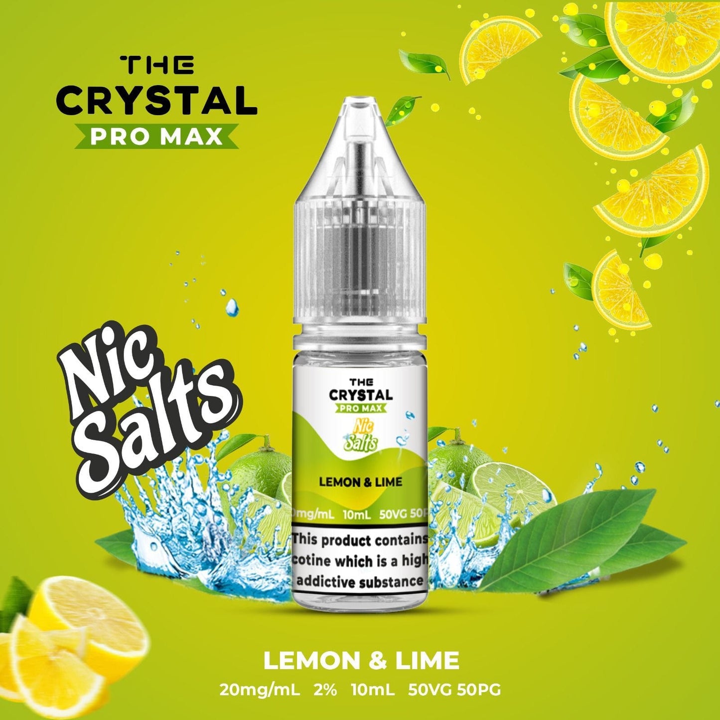 Hayati /The Crystal Pro Max Vape Nic Salts 10ml - Box of 10