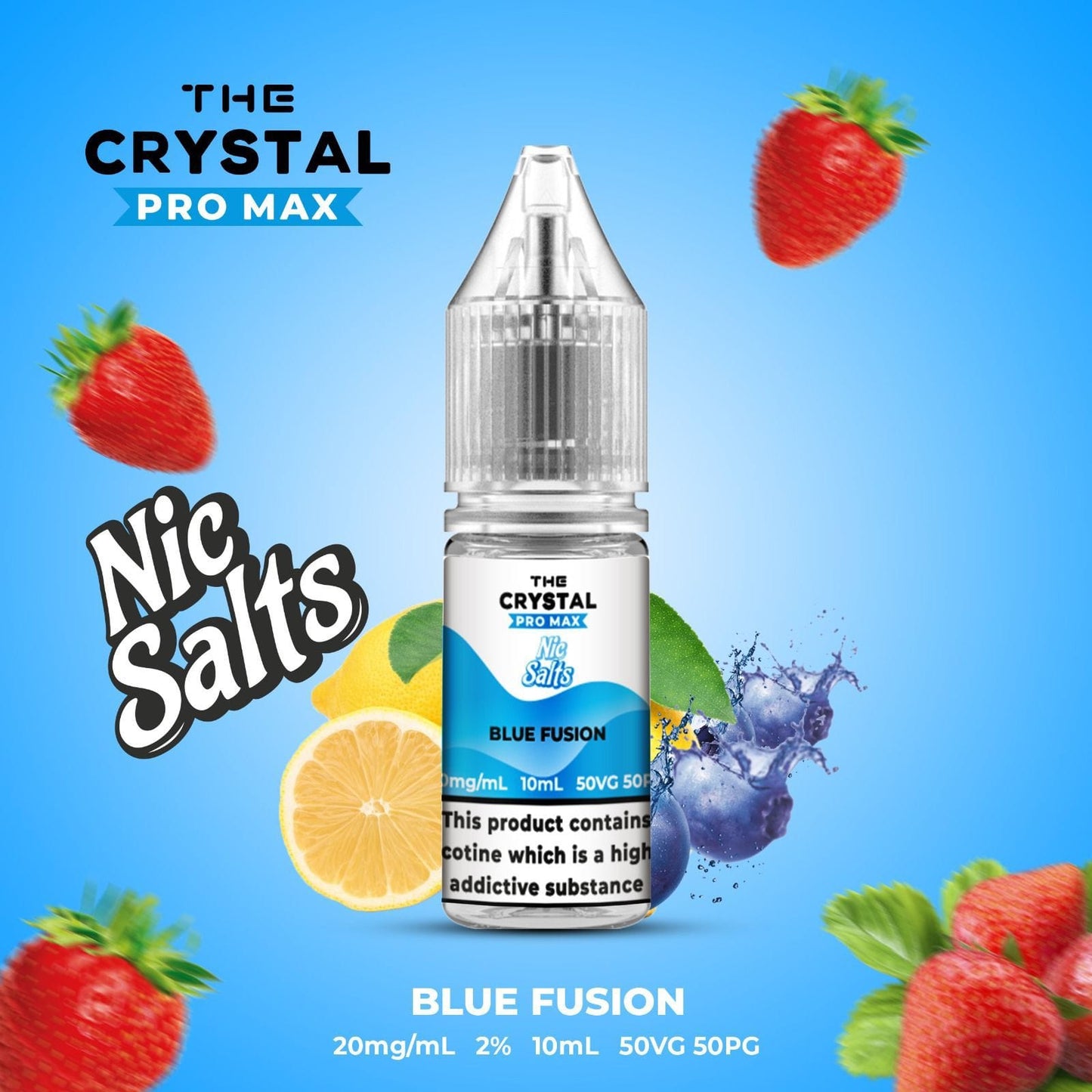 Hayati /The Crystal Pro Max Vape Nic Salts 10ml - Box of 10