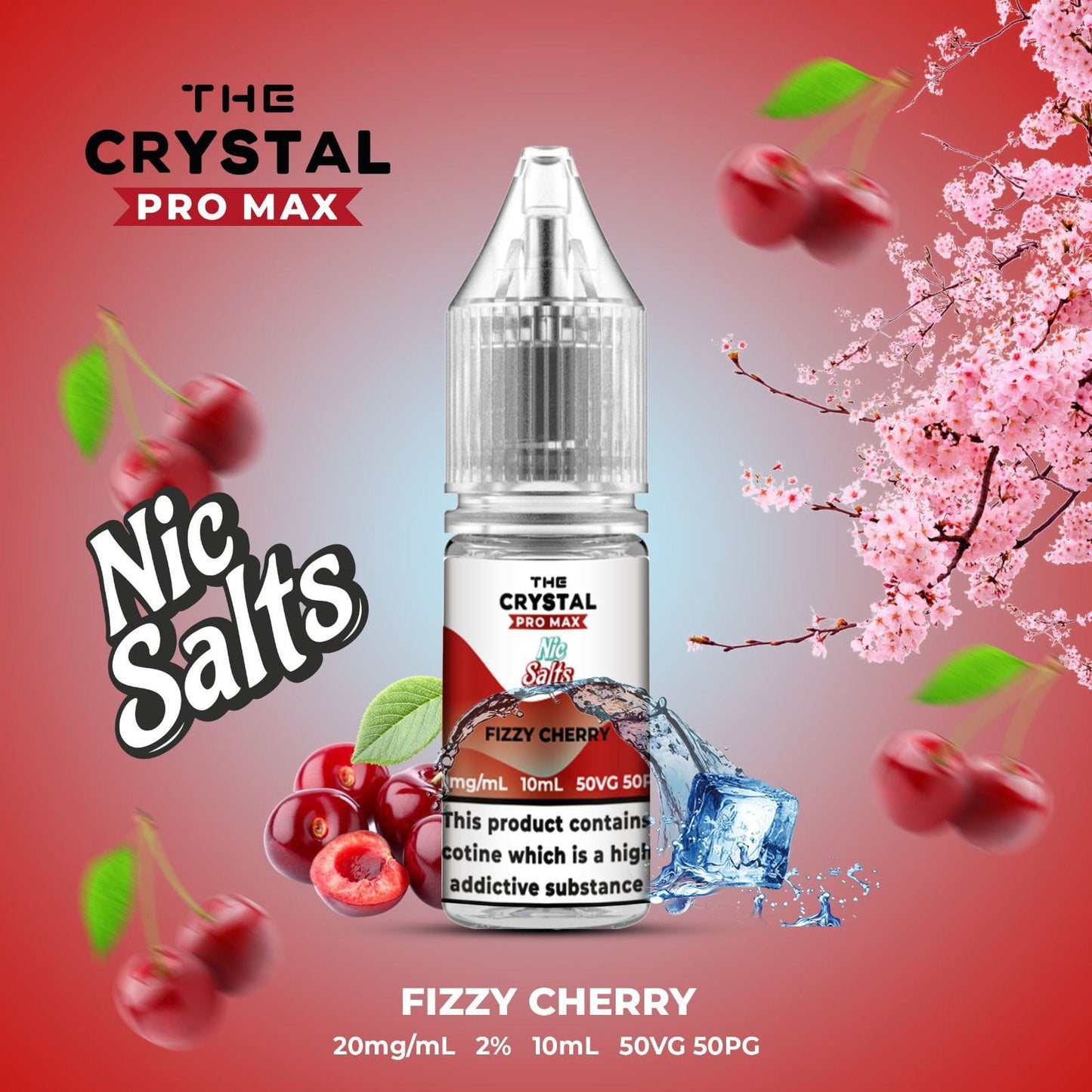Hayati /The Crystal Pro Max Vape Nic Salts 10ml - Box of 10