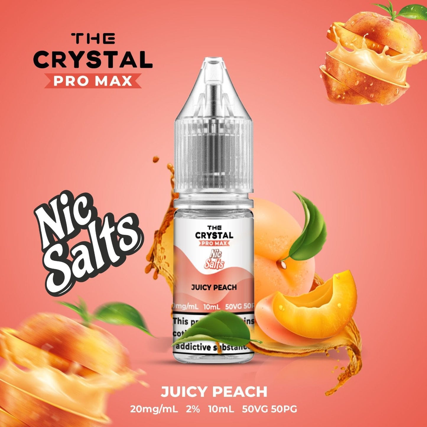 Hayati /The Crystal Pro Max Vape Nic Salts 10ml - Box of 10