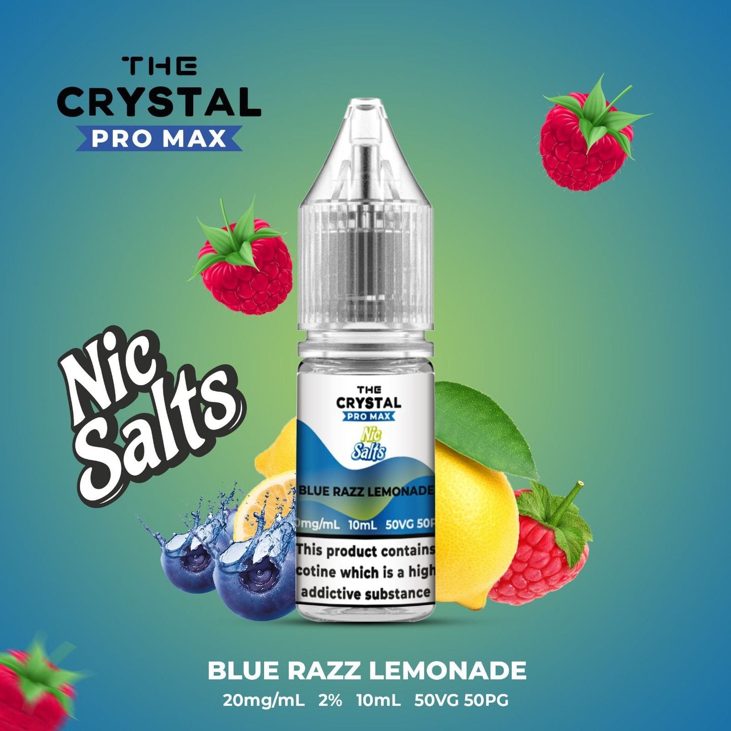 Hayati /The Crystal Pro Max Vape Nic Salts 10ml - Box of 10