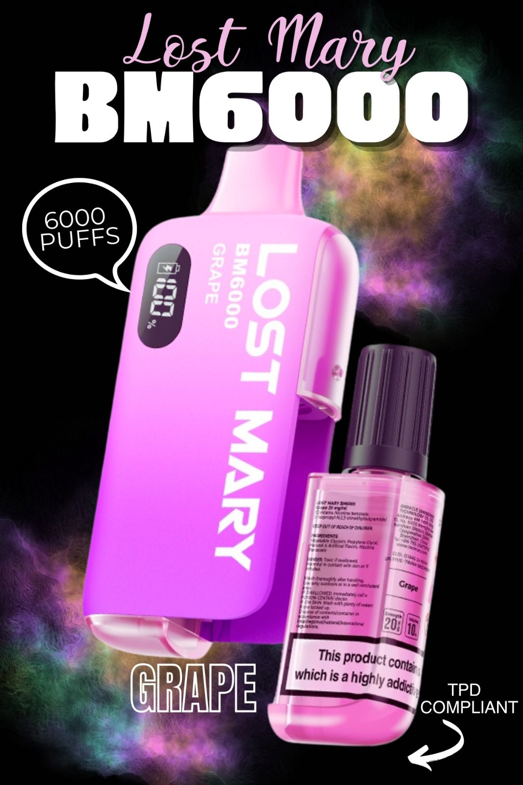 Lost Mary BM6000 Disposable Vape (BOX OF 5)